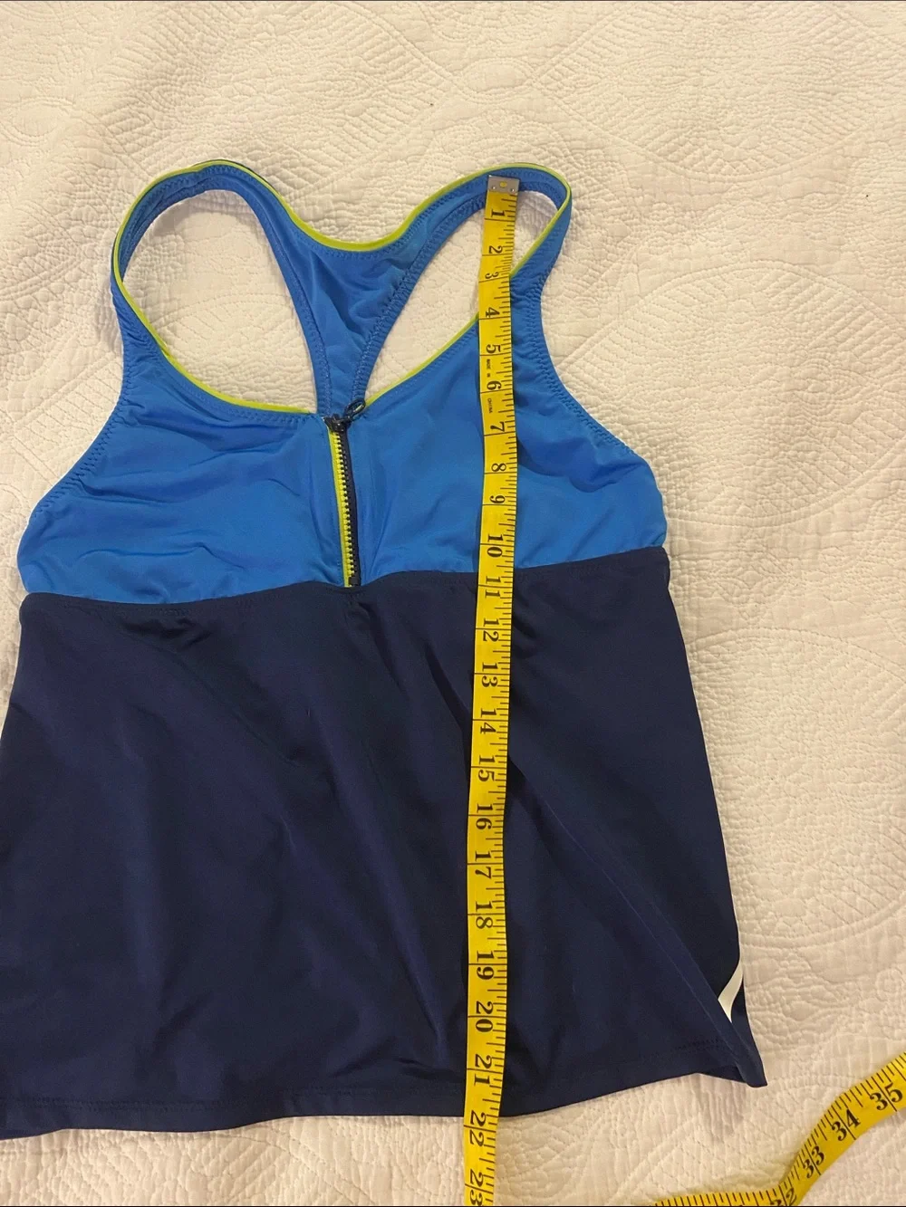 Nike Racerback Athletic Swim Tankini Large